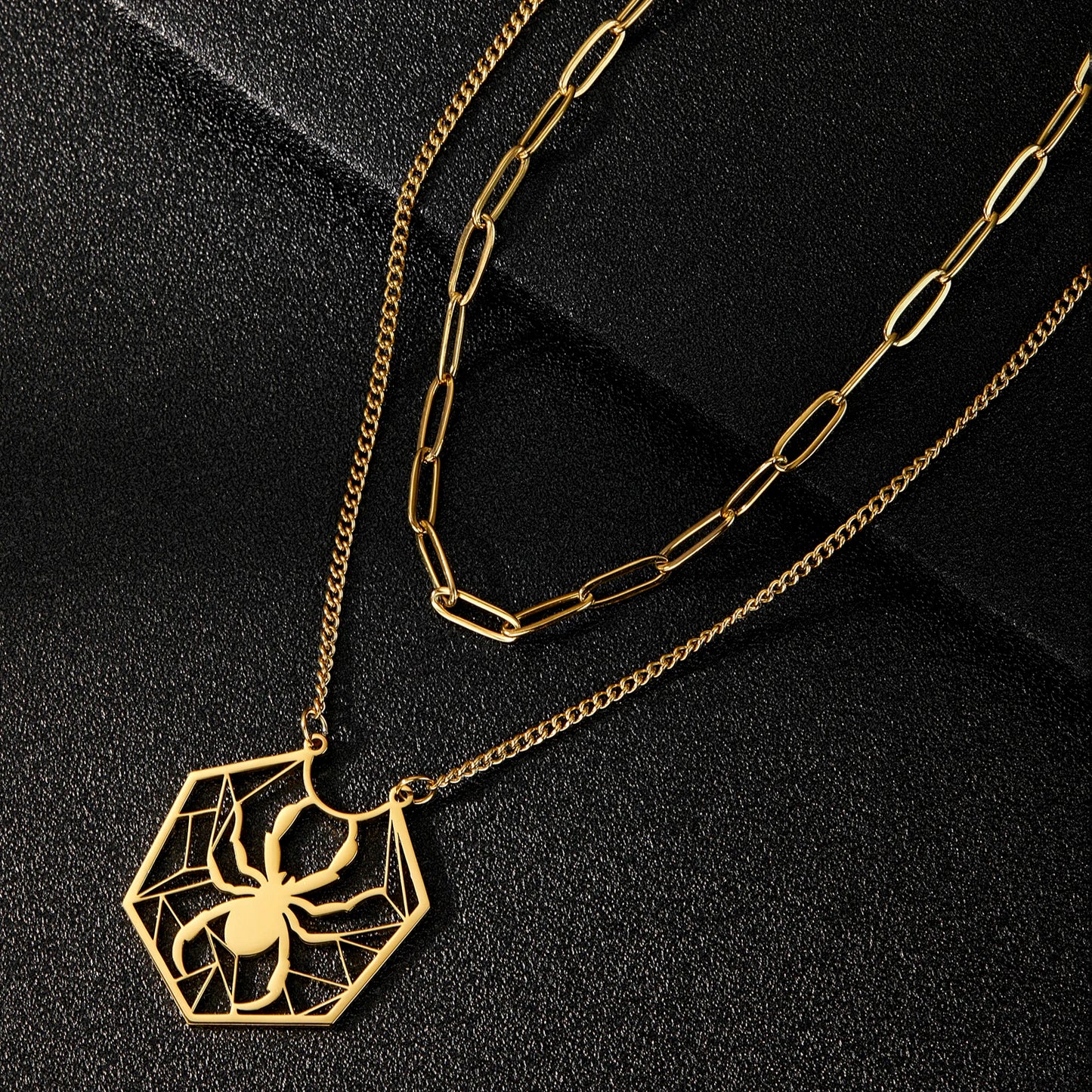 Amazing Spider Web Necklace