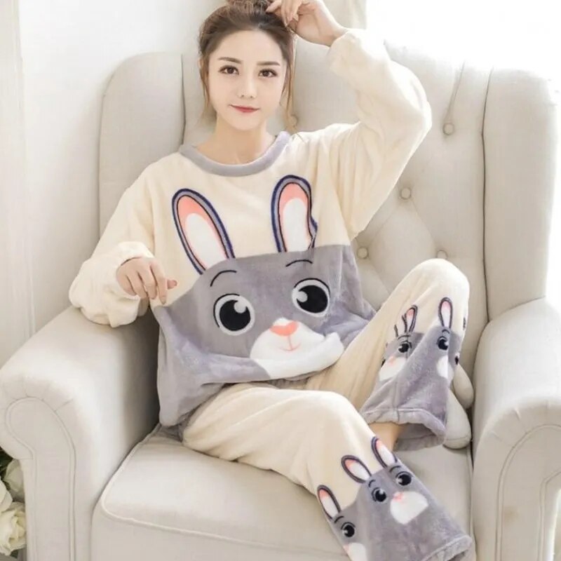 Cute Bunny Pyjamas Sets