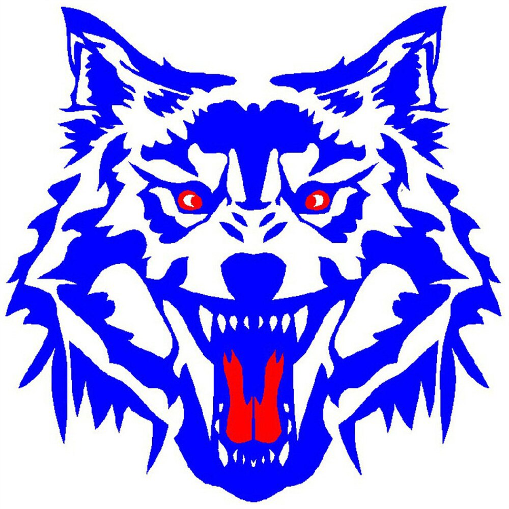 Amazing Wolf Head Car Sticker