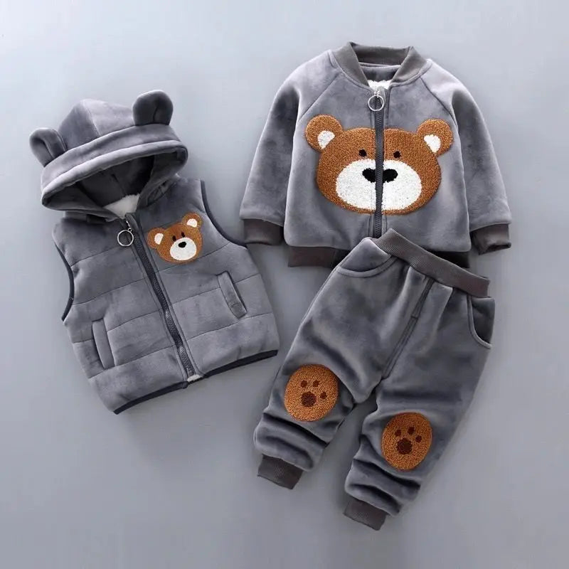 Winter Bear Baby Clothes Sets