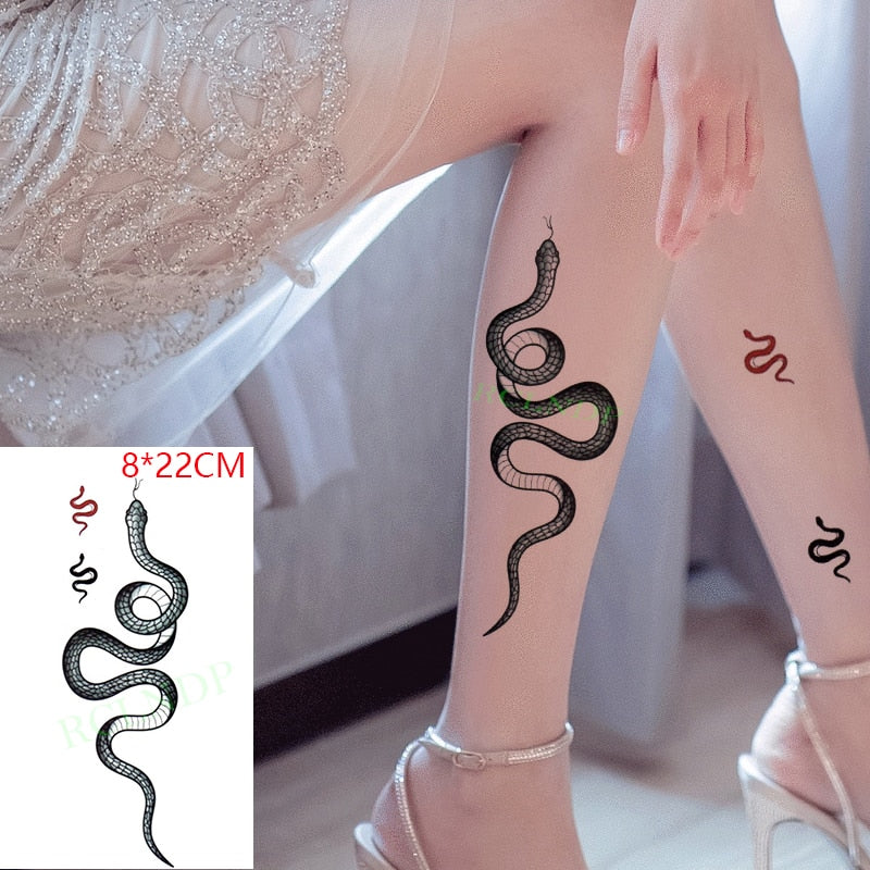Amazing Snake Temporary Tattoo