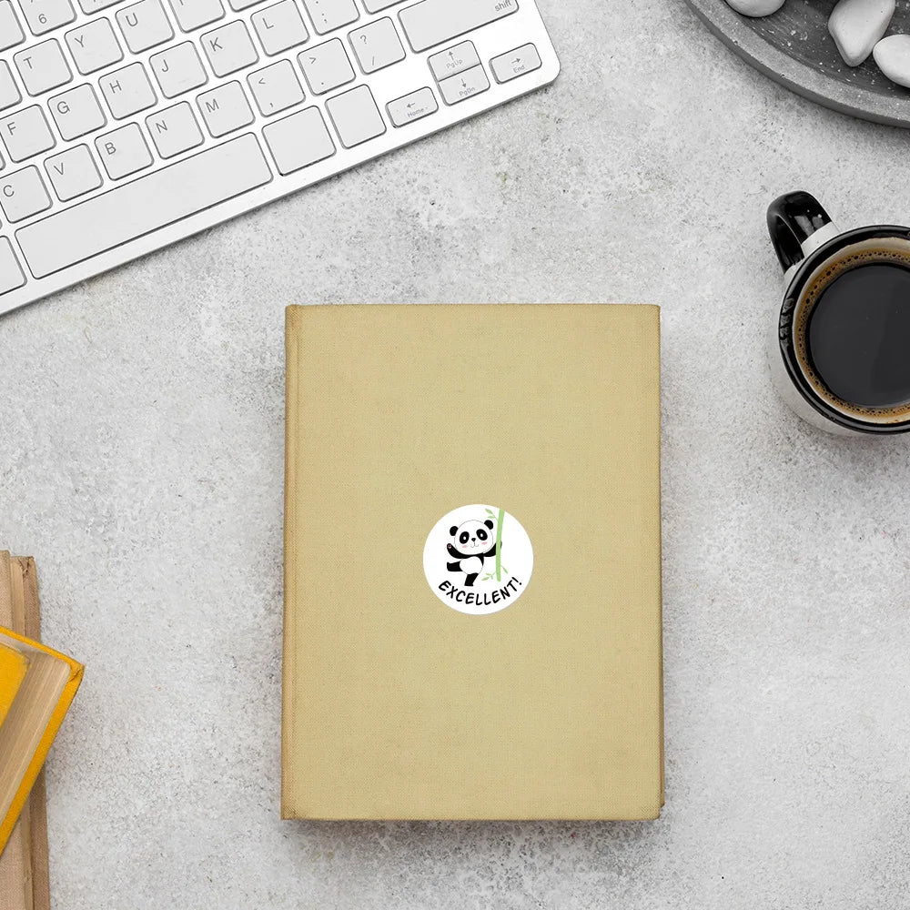 Cute Panda Stickers Roll