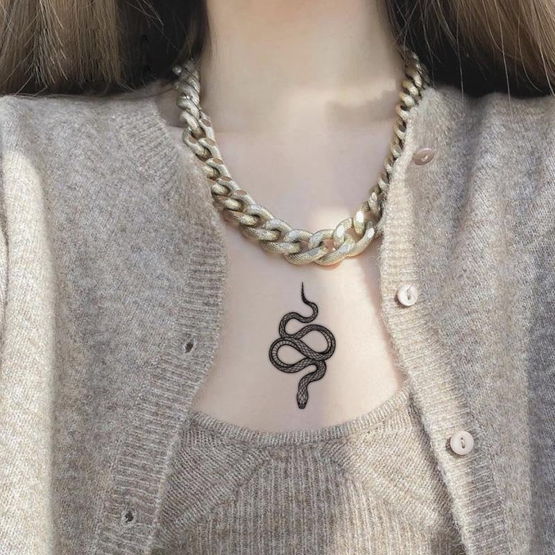 Amazing Snake Temporary Tattoosl