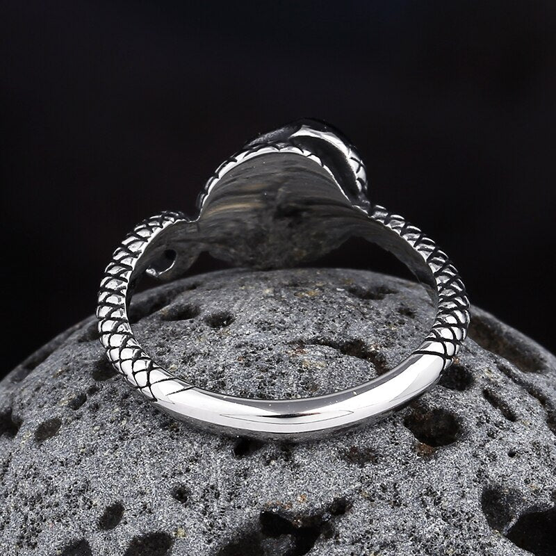 Unique Snake Stone Ring