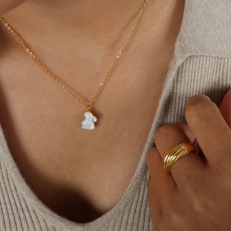Simple Rabbit Necklace