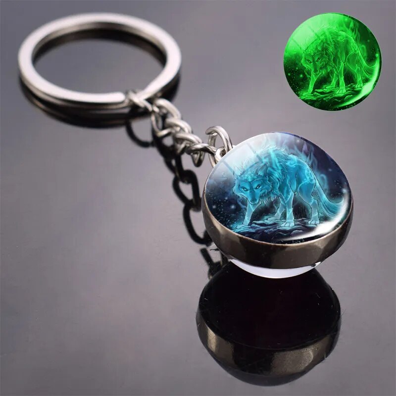 Unique Wolf Key Chain