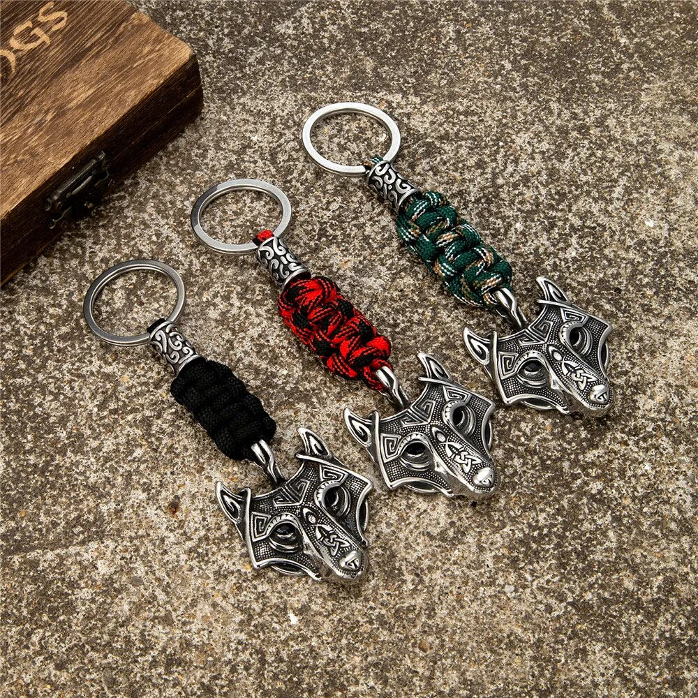 Unique Wolf Keychain