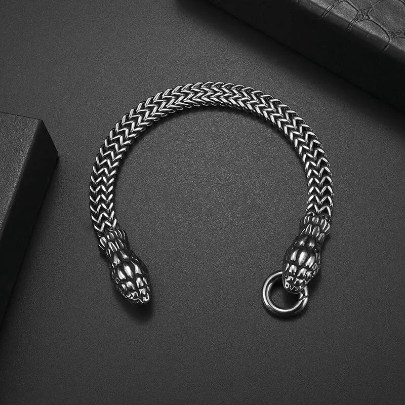 Amazing Double Headed Snake Bracelet