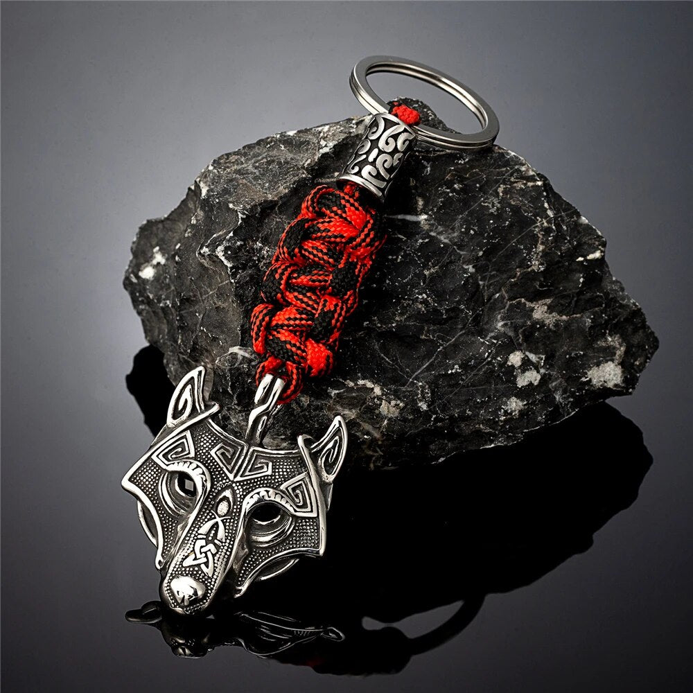 Unique Wolf Keychain
