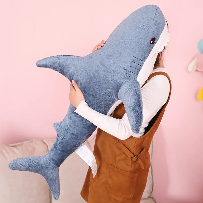 Adorable Blue Shark Plush