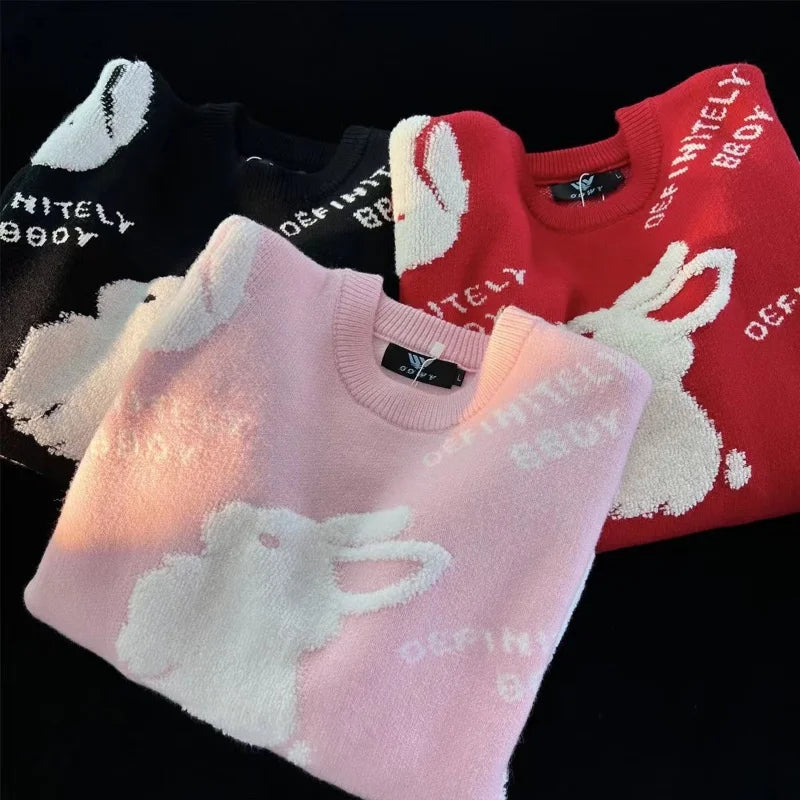 Cute Bunny Oversized Sweater