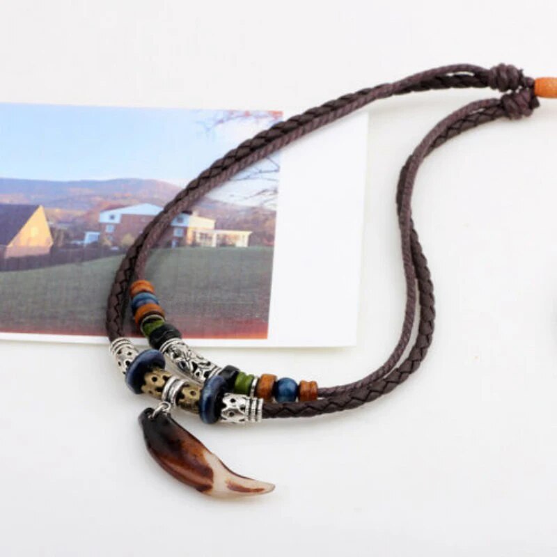 Unique Wolf Tooth Necklace