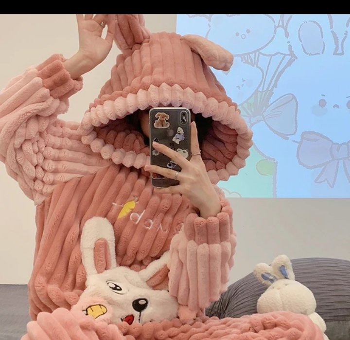 Winter Buuny Pajamas Set