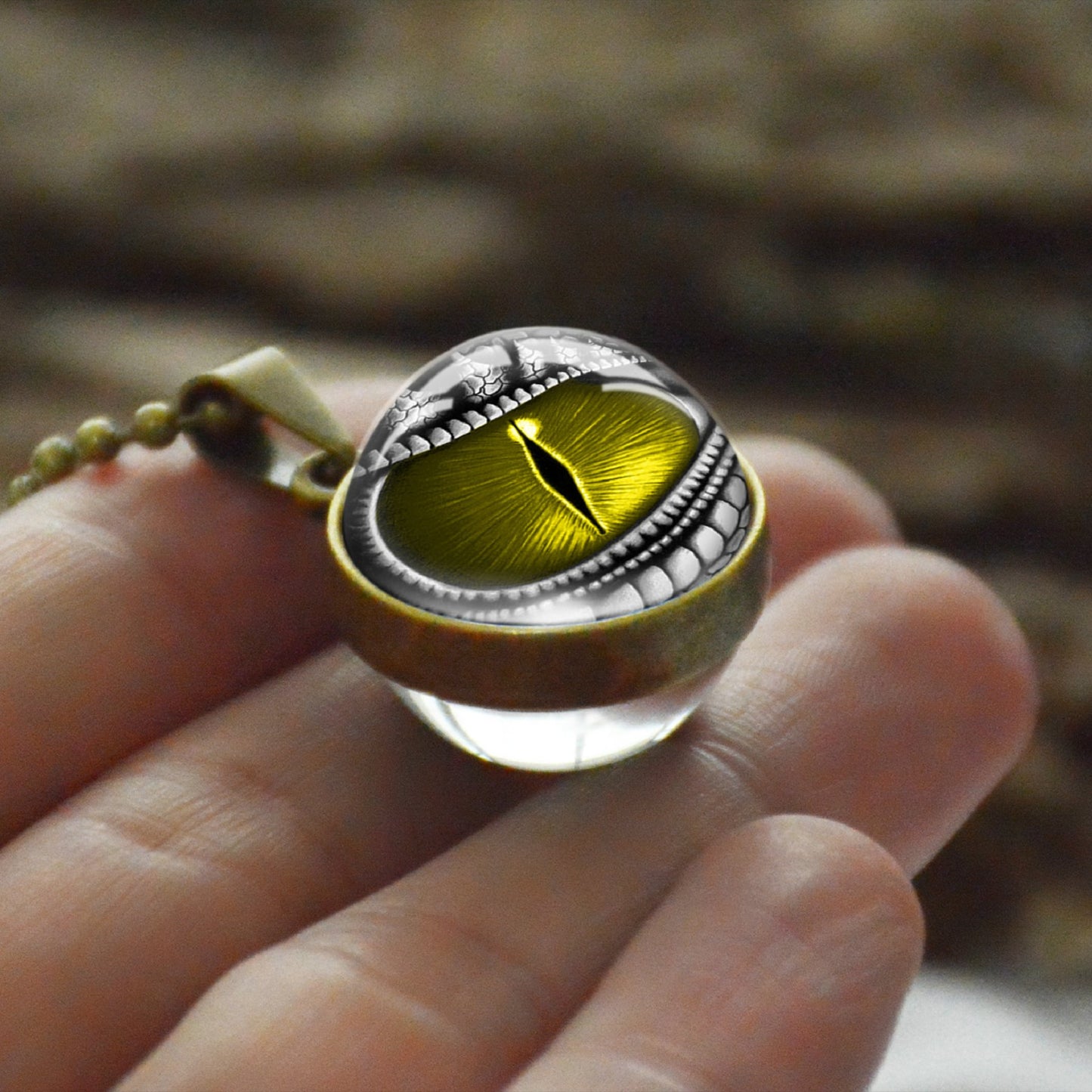 Amazing Dragon Eyes Necklace