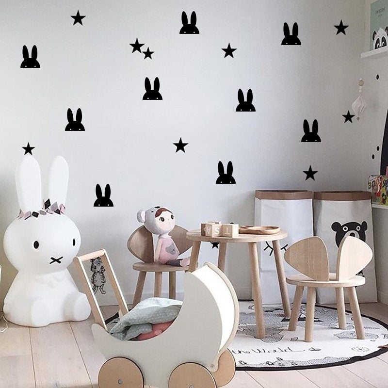 Little Bunny Rabbit Wall Stickers - animalchanel