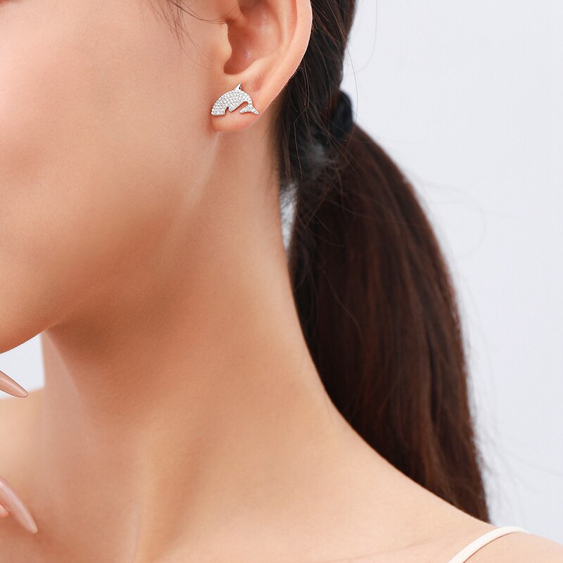 Luxurious Shark Stud Earrings