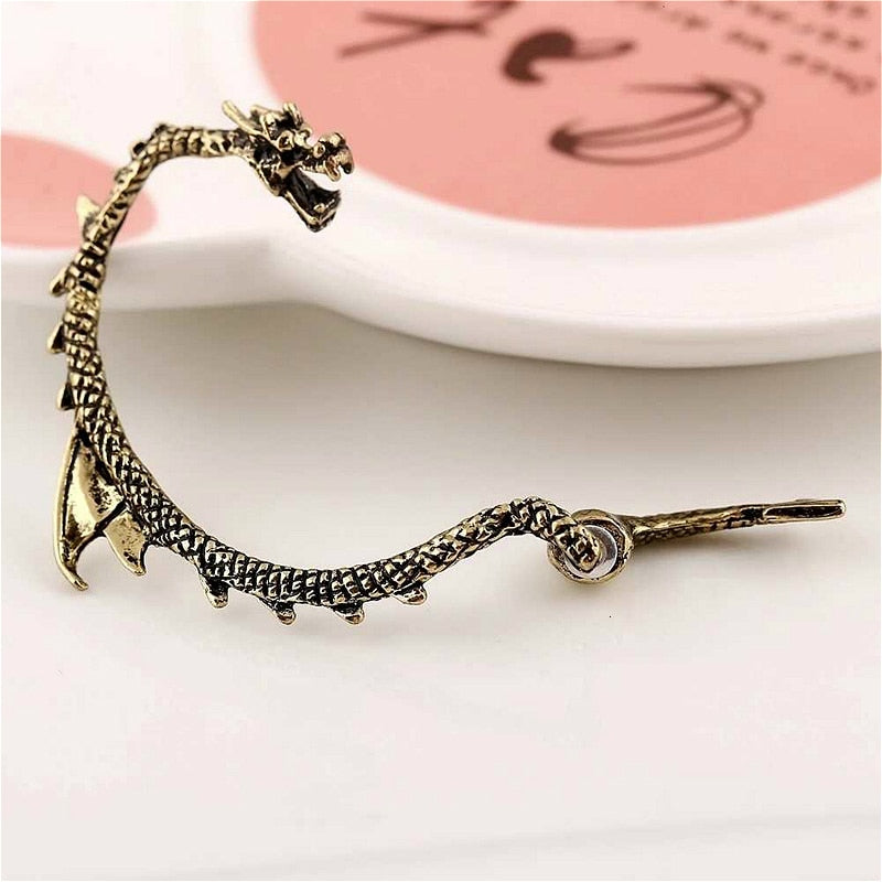 Unique Dragon Cuff Earrings