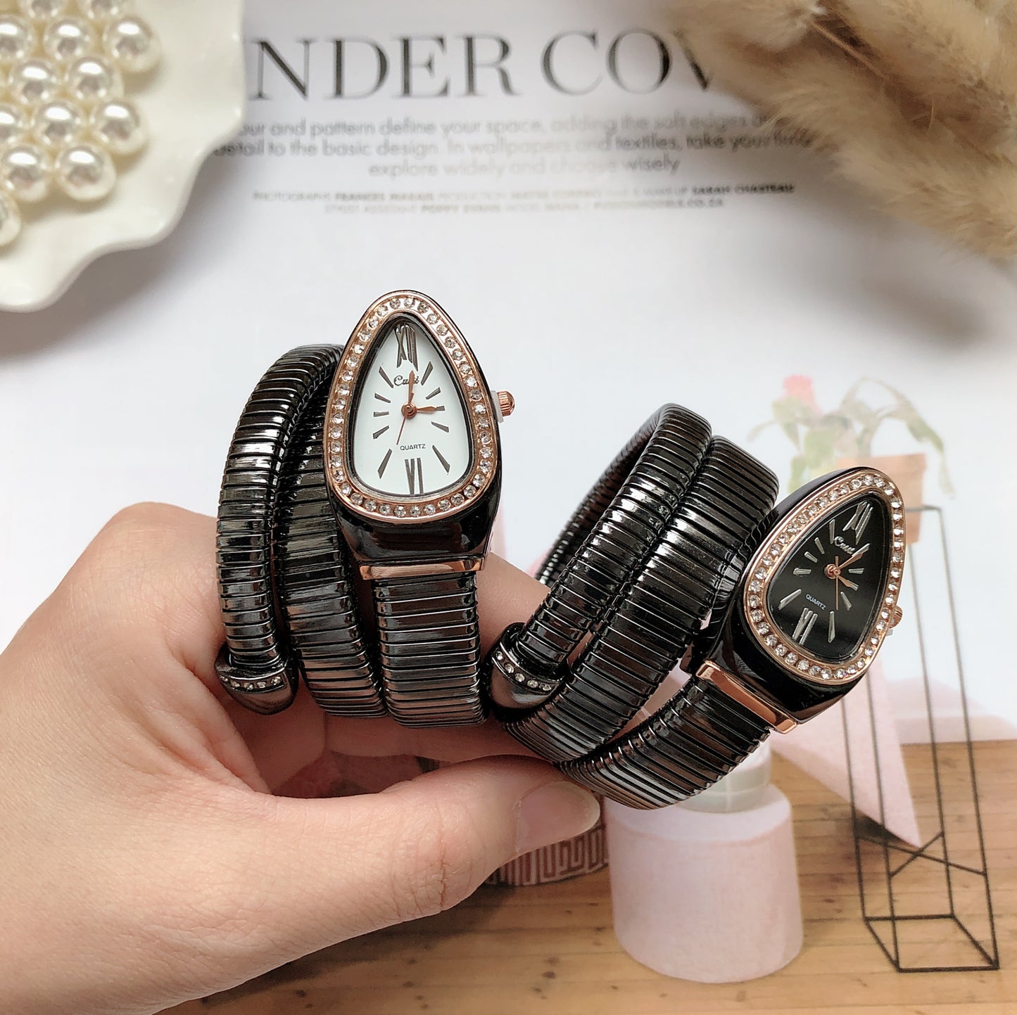 Elegant Snake Wemen Watch - animalchanel