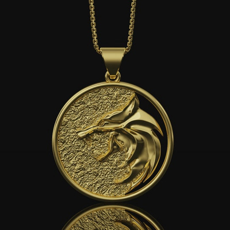 Viking Wolf Necklace - animalchanel