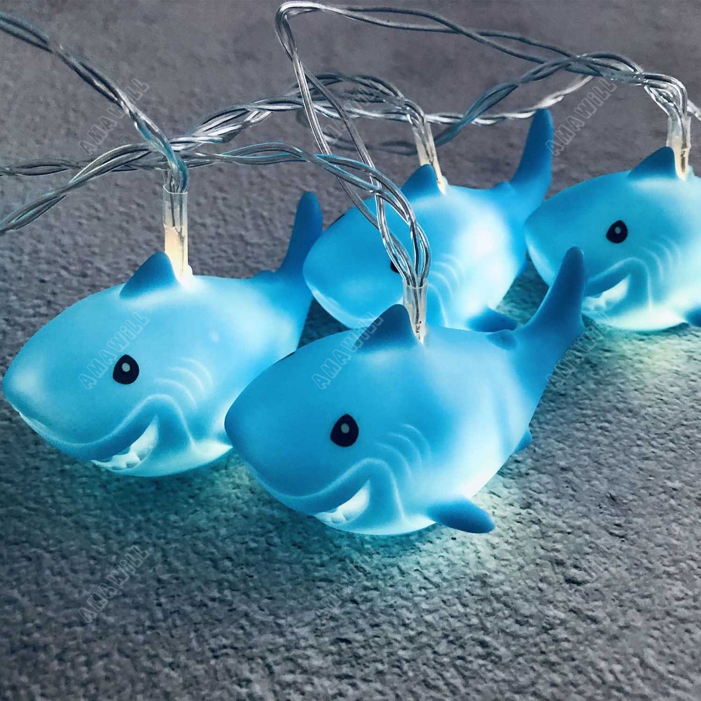 Cute Shark Leds String Light