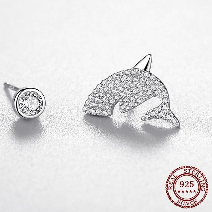 Luxurious Shark Stud Earrings