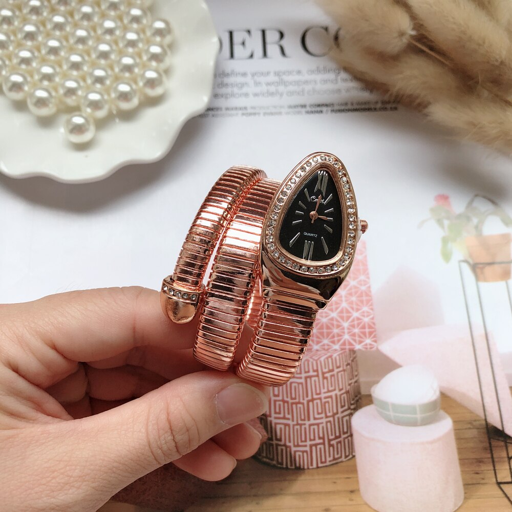 Elegant Snake Wemen Watch - animalchanel