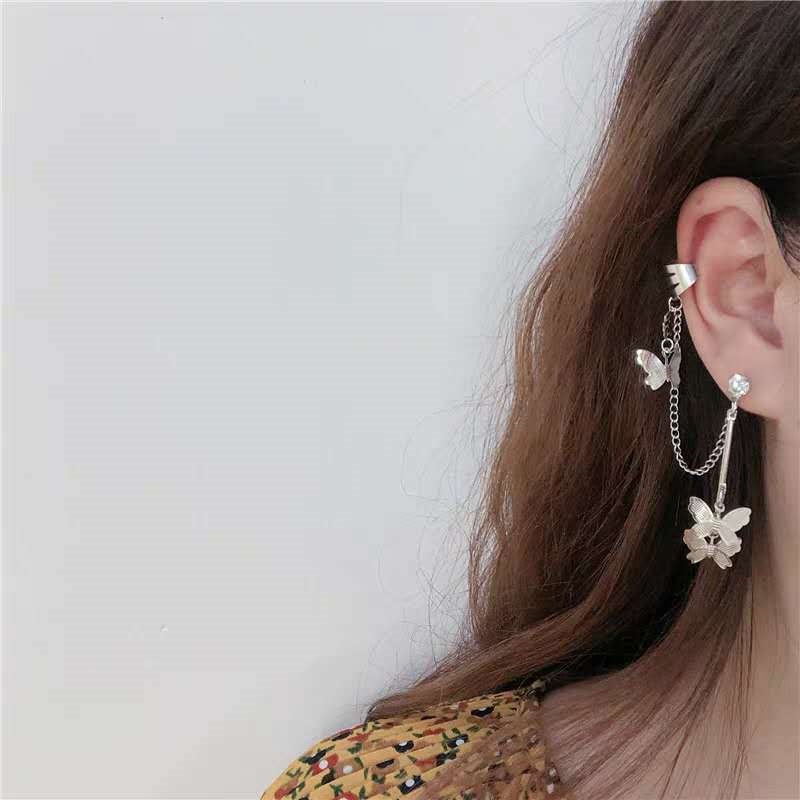 Luxury Butterfly Clip Earring