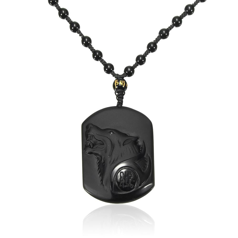 Unique Wolf Amulet Short Necklace - animalchanel