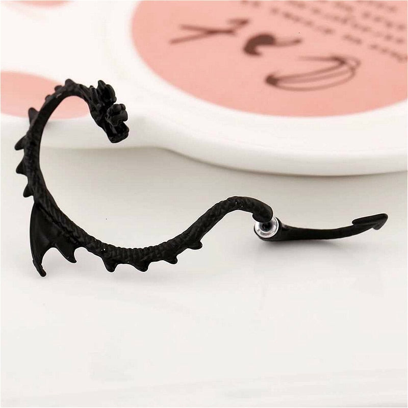 Unique Dragon Cuff Earrings