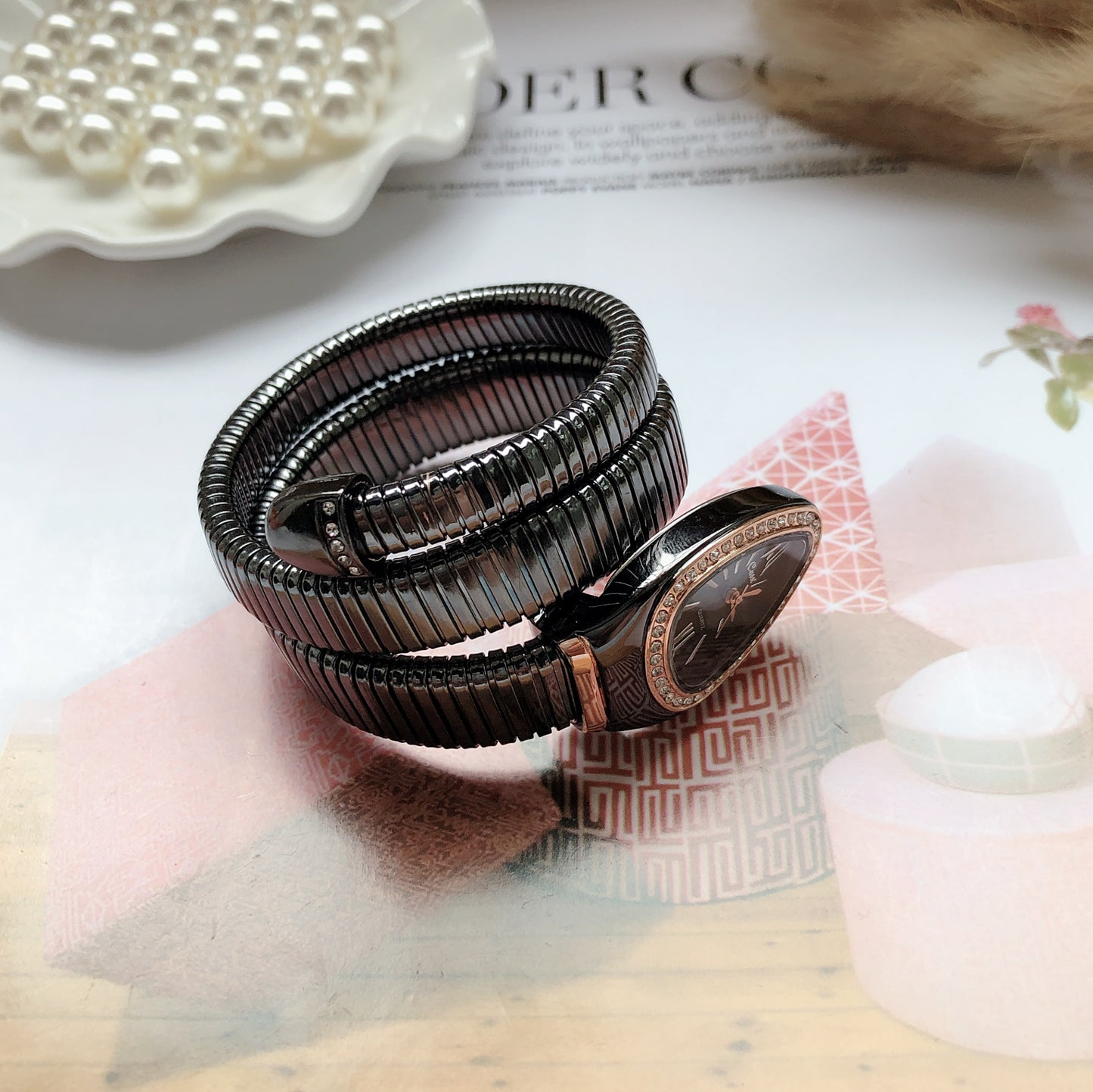 Elegant Snake Wemen Watch - animalchanel
