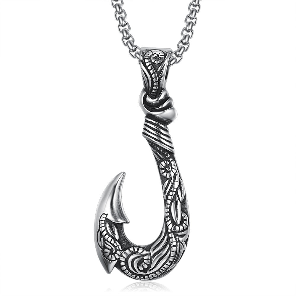 Luxury Fishing Hook Necklace