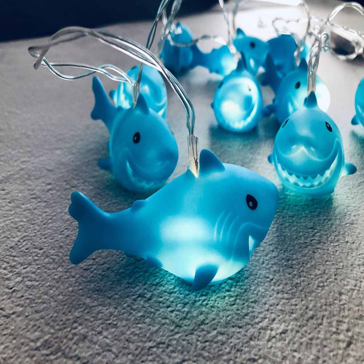 Cute Shark Leds String Light
