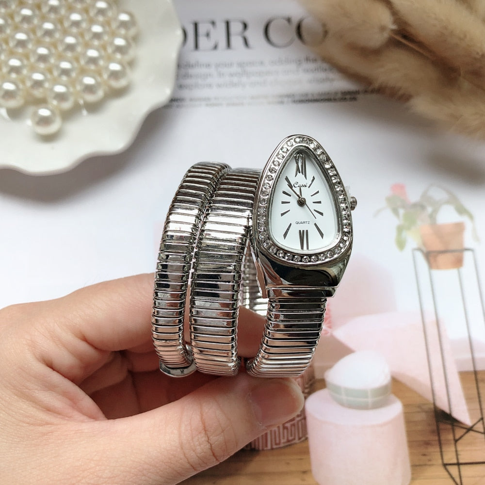 Elegant Snake Wemen Watch - animalchanel