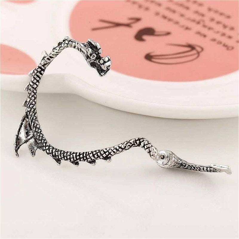 Unique Dragon Cuff Earrings