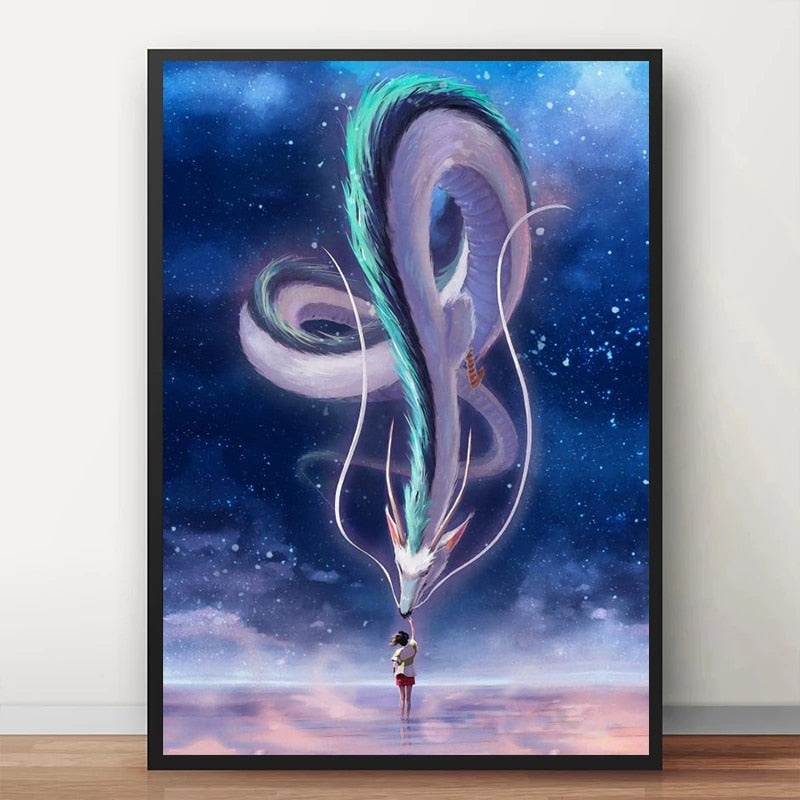 Unique moderne Dragon Canvas