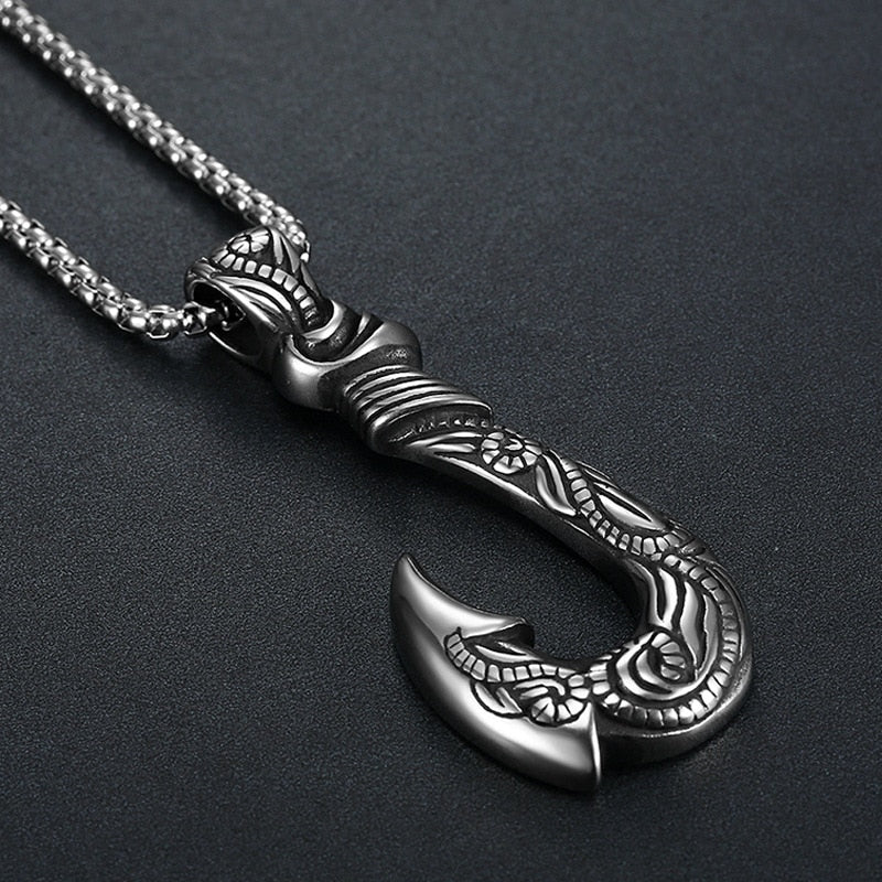 Luxury Fishing Hook Necklace