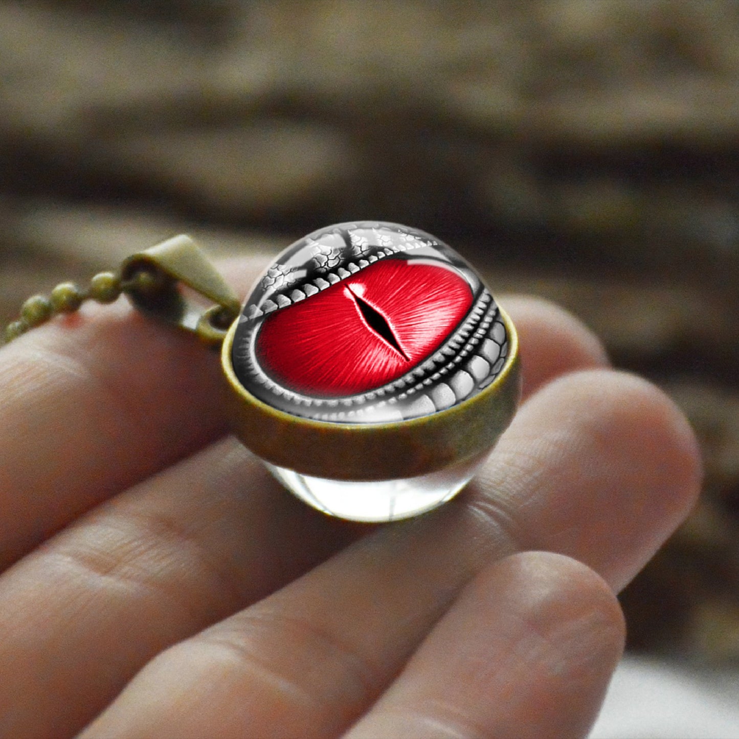 Amazing Dragon Eyes Necklace