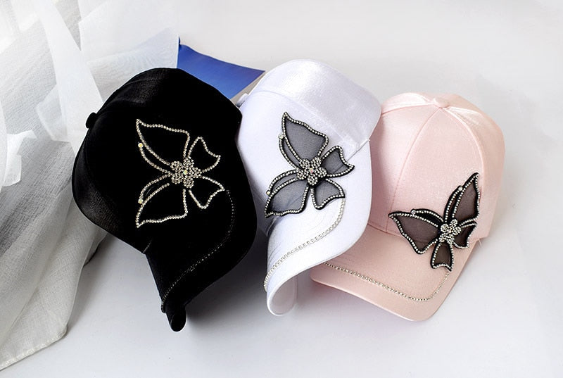 stylish butterfly cap