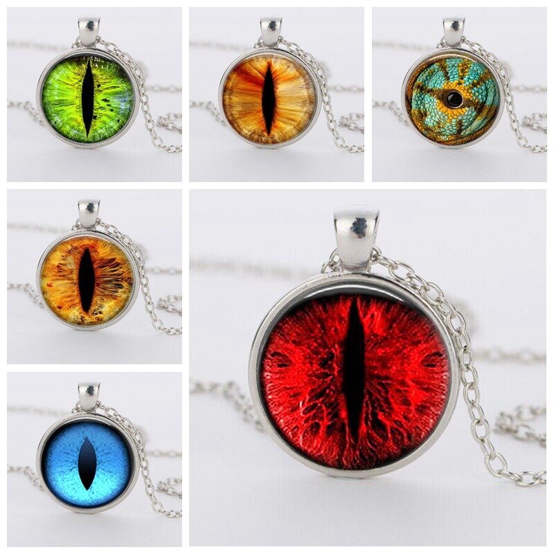Amazing Dragon eys necklace