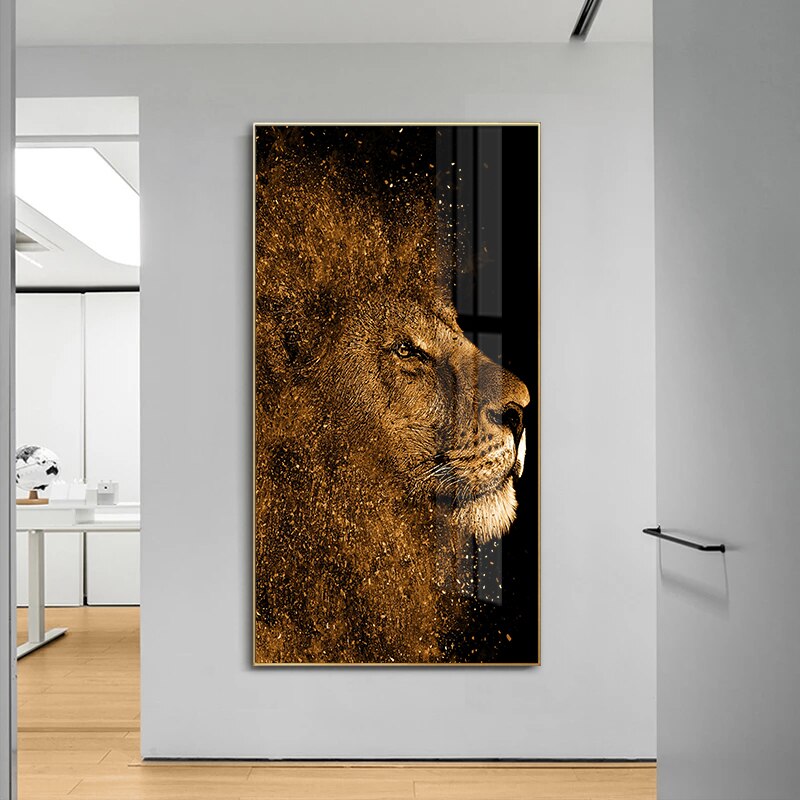 Unique Modern Lion Canvas - animalchanel