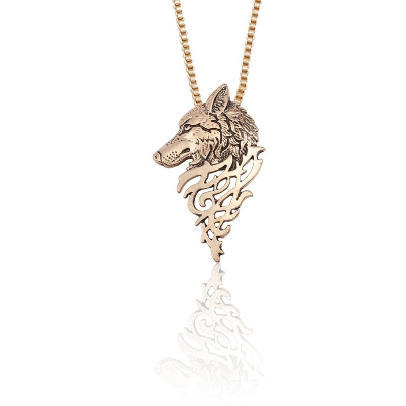 Amazing wolf necklace - animalchanel