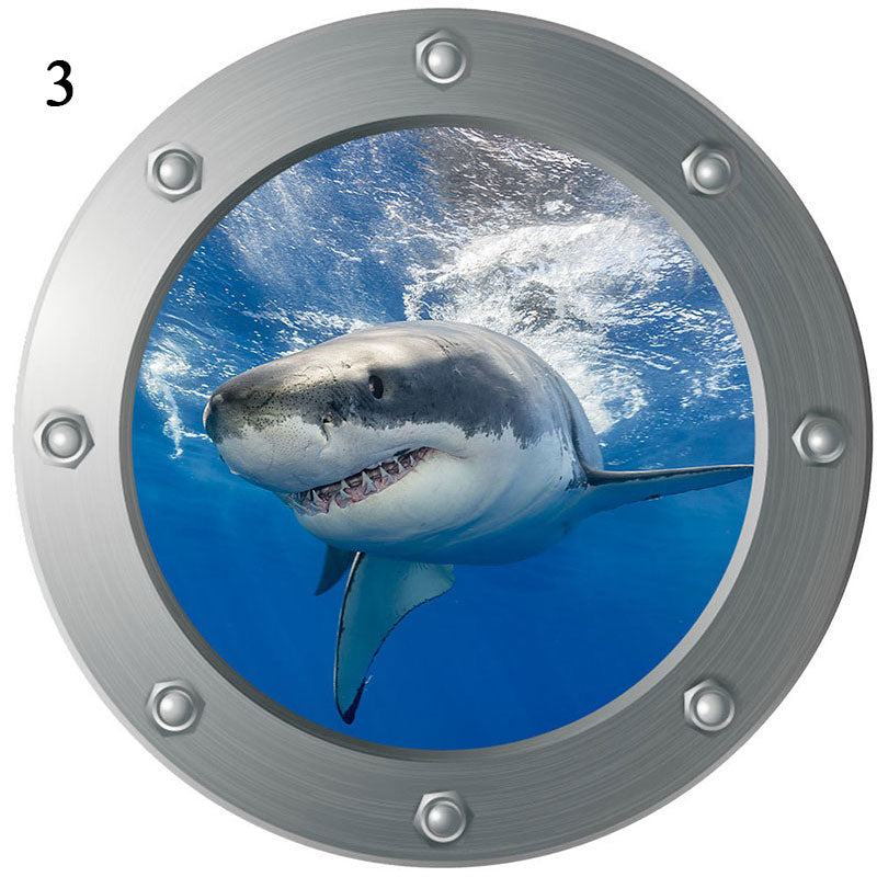 Cute wall stikers Shark - animalchanel