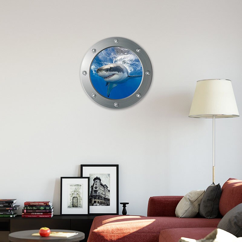 Cute wall stikers Shark - animalchanel