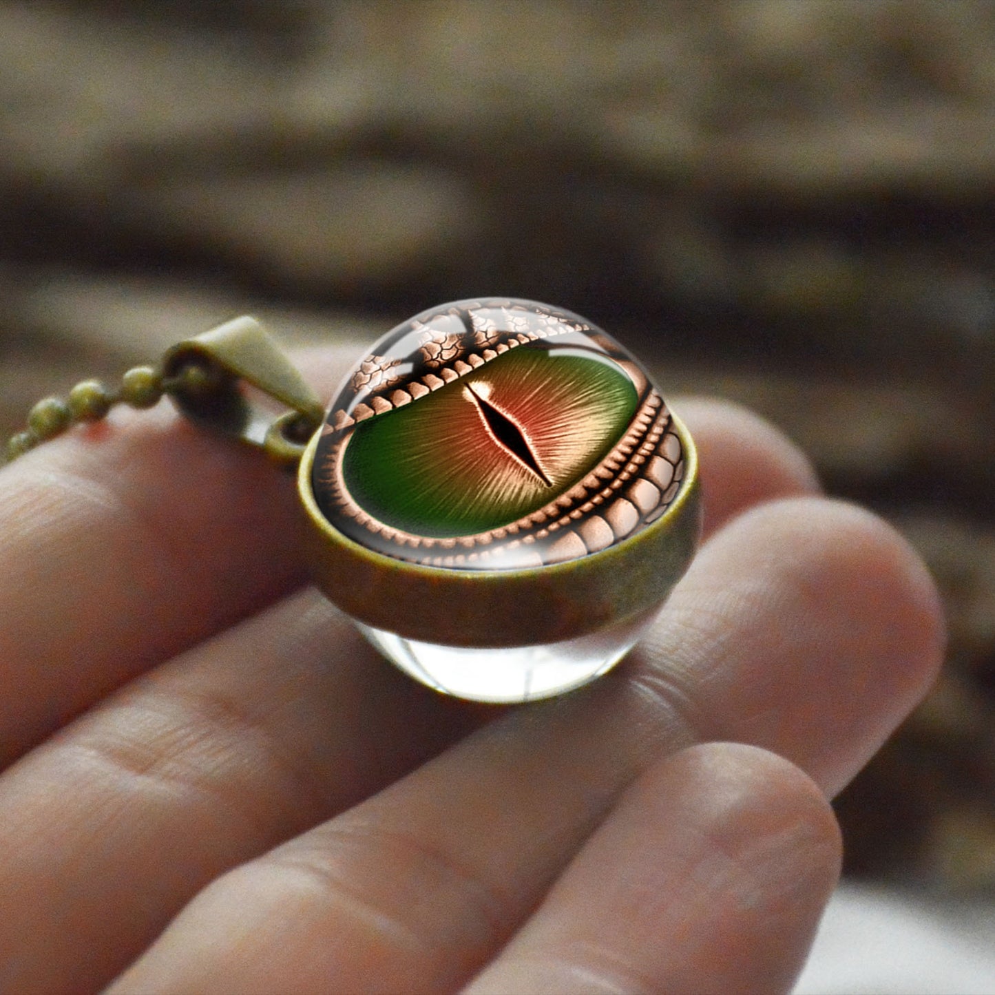 Amazing Dragon Eyes Necklace