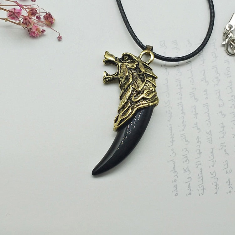 amazing Wolf tooth necklace - animalchanel