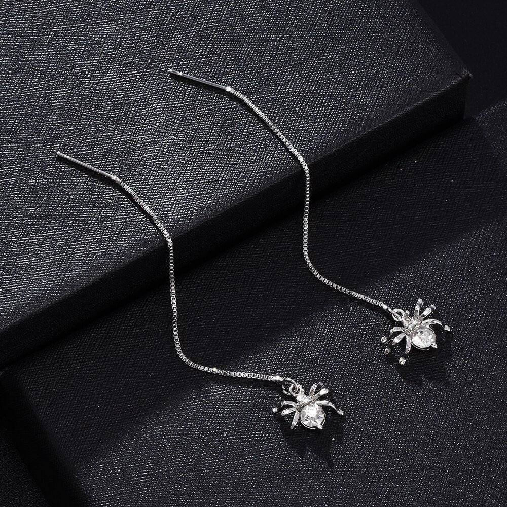 Fashion Crystal Spider Earring