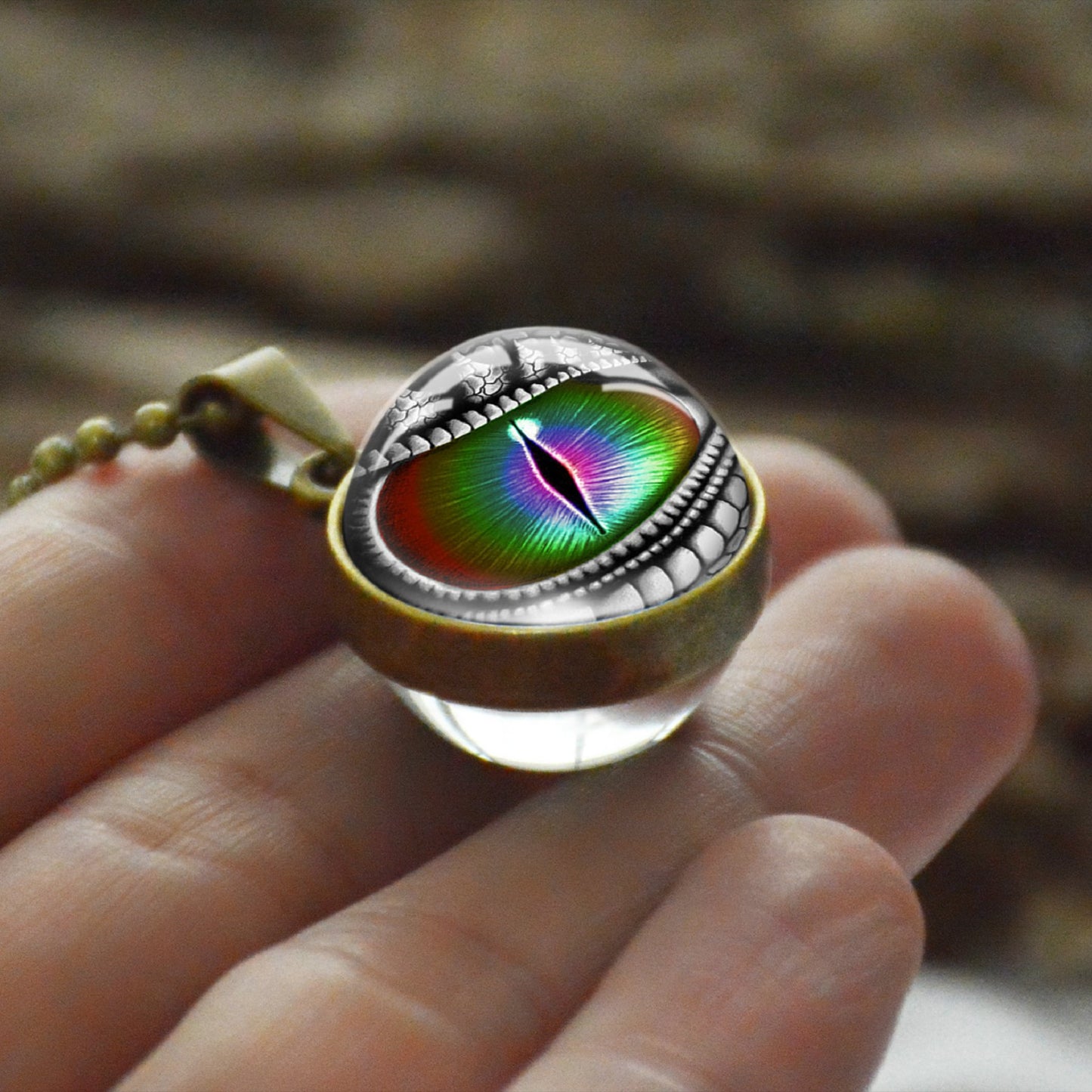 Amazing Dragon Eyes Necklace