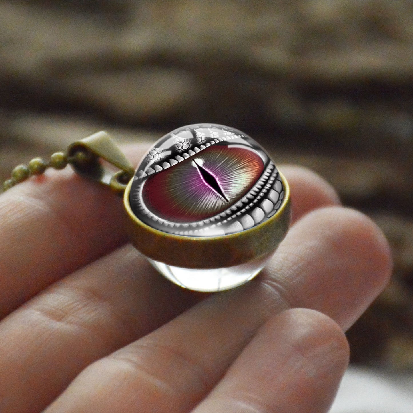 Amazing Dragon Eyes Necklace