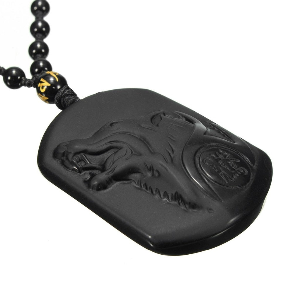 Unique Wolf Amulet Short Necklace - animalchanel