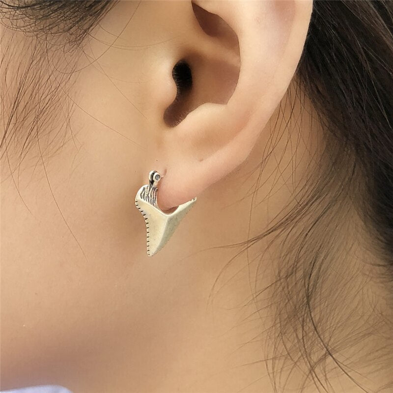 Unique Shark Teeth Earrings